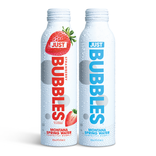 Strawberry Bubbles & Original Bubbles Bundle-- 16 fl oz | 24 Pack