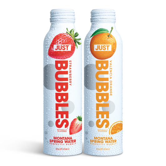 Strawberry Bubbles & Valencia Orange Bubbles Bundle-- 16 fl oz | 24 Pack